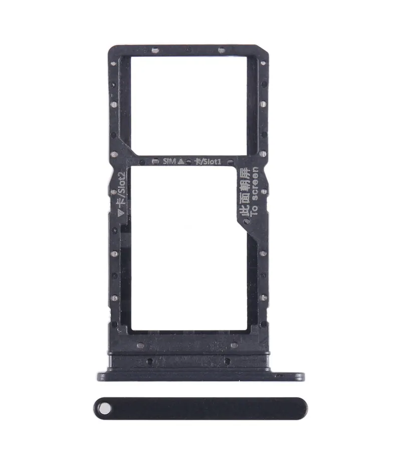For Honor Play 5T SIM + SIM Card Tray (Black) — image 1