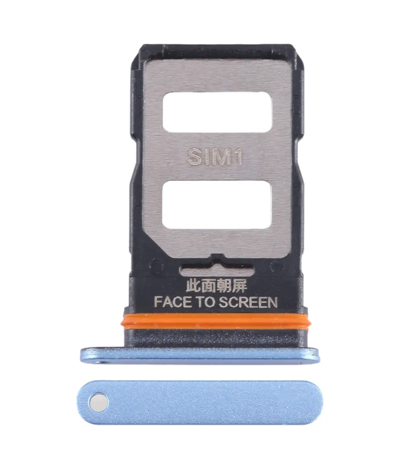 For Xiaomi Redmi Note 12 Pro 5G SIM Card Tray + SIM Card Tray (Blue) — image 1