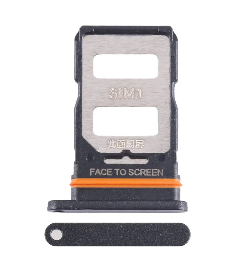 For Xiaomi Redmi Note 12 Pro+ 5G SIM Card Tray + SIM Card Tray (Black) — image 1