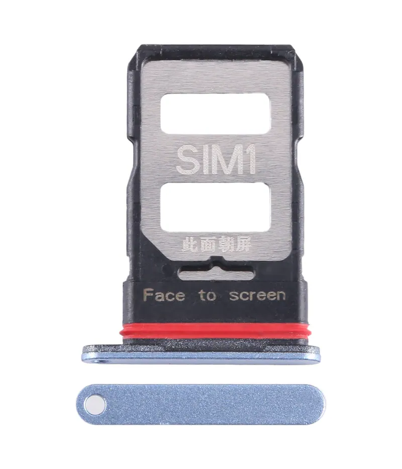 For Xiaomi Redmi K60 SIM Card Tray + SIM Card Tray (Blue) — image 1