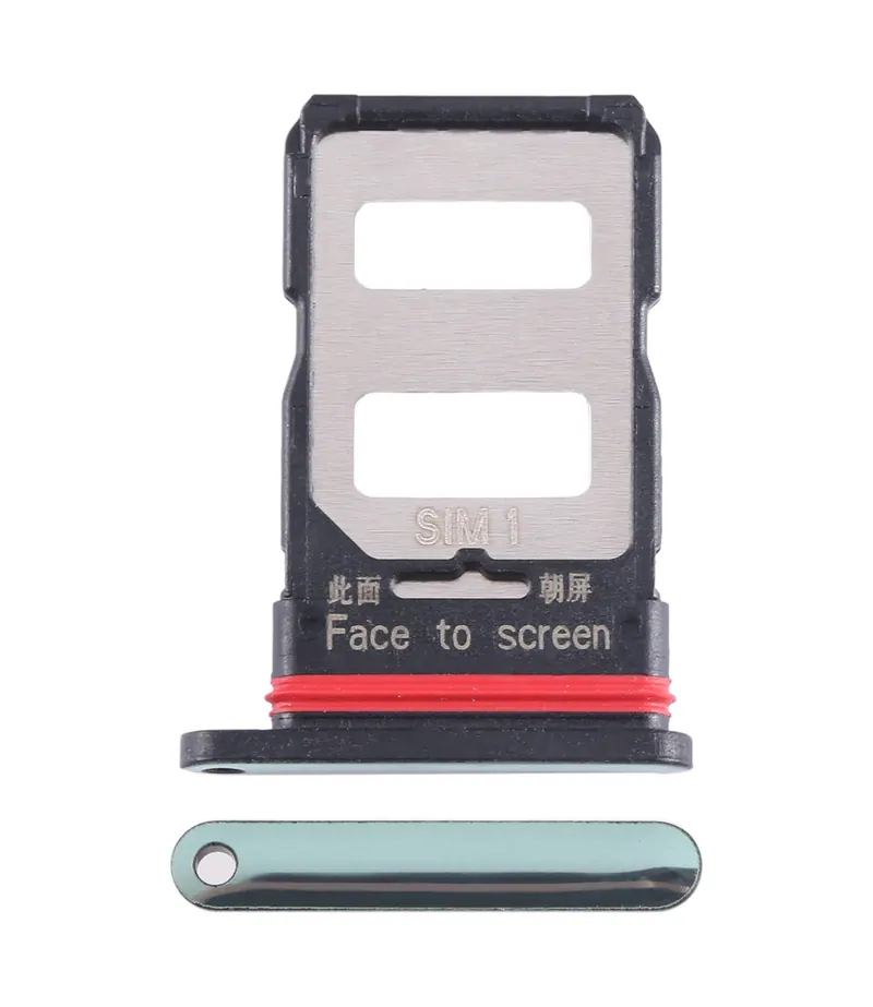 For Xiaomi Redmi K60e SIM Card Tray + SIM Card Tray (Green) — image 1