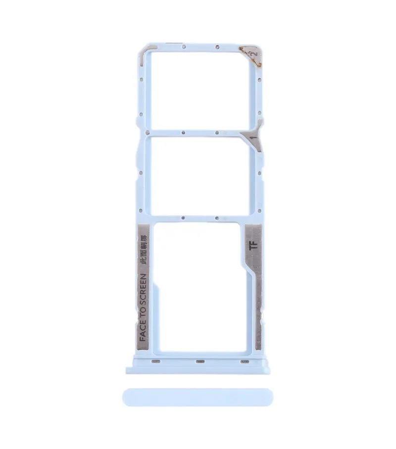 For Xiaomi Redmi A2 SIM Card Tray + SIM Card Tray + Micro SD Card Tray (Blue) — image 1