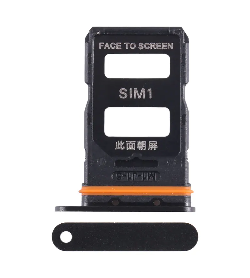 For Xiaomi 13 Ultra SIM Card Tray + SIM Card Tray (Black) — image 1