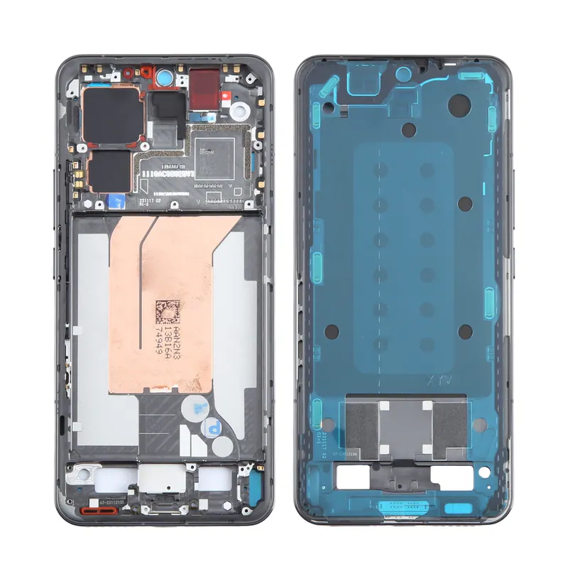 For Xiaomi 14 Pro Original Front Housing LCD Frame Bezel Plate (Black) — image 1