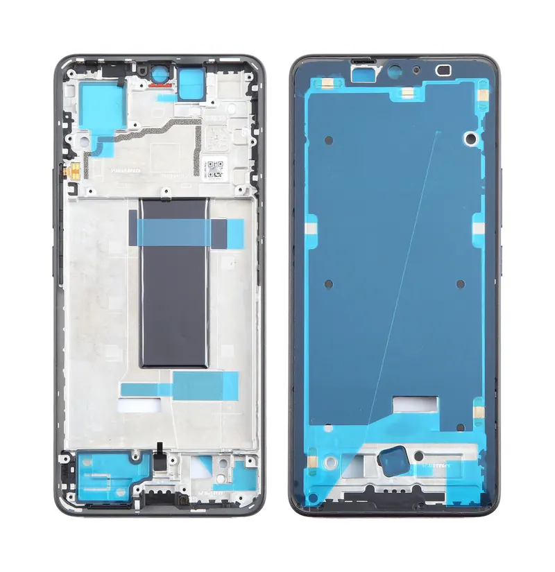 For Xiaomi Redmi Note 13 Pro 5G Original Front Housing LCD Frame Bezel Plate (Black) — image 1