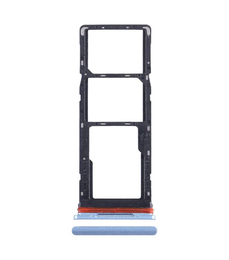 For Tecno Pop 5 LTE SIM Card Tray + SIM Card Tray + Micro SD Card Tray (Baby Blue) — image 1