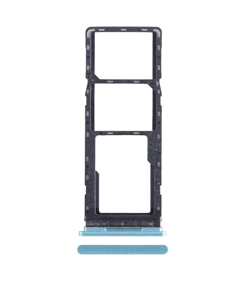 For Tecno Spark 8C KG5k SIM Card Tray + SIM Card Tray + Micro SD Card Tray (Green) — image 1