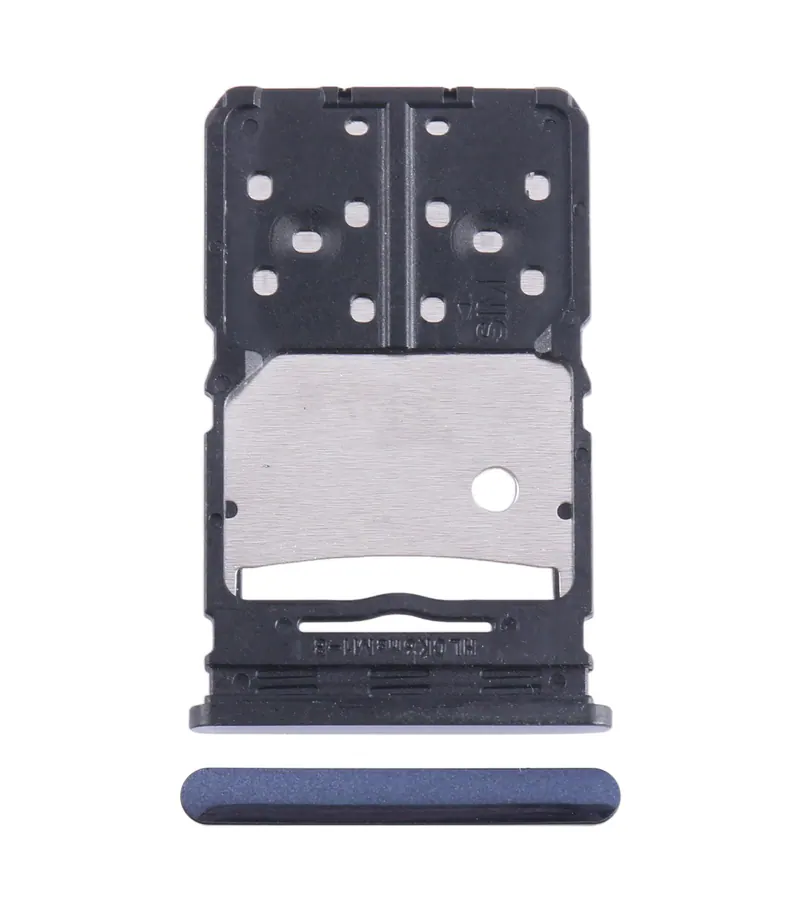 For Tecno Camon 20 Pro 5G CK6 SIM Card Tray + Micro SD Card Tray (Blue) — image 1