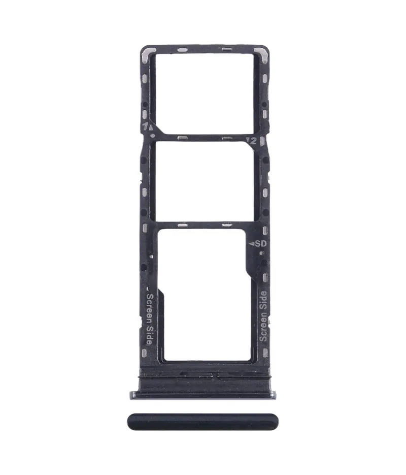 For Infinix Note 8i X683 SIM Card Tray + SIM Card Tray + Micro SD Card Tray (Black) — image 1