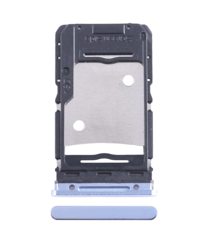 For Infinix Zero X Pro X6810 SIM Card Tray + SIM Card Tray + Micro SD Card Tray (Blue) — image 1