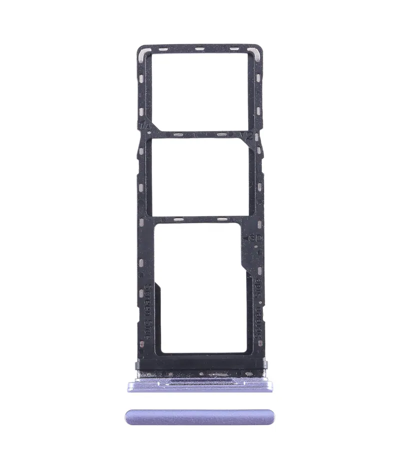 For Infinix Smart 6 X6511B SIM Card Tray + SIM Card Tray + Micro SD Card Tray (Purple) — image 1
