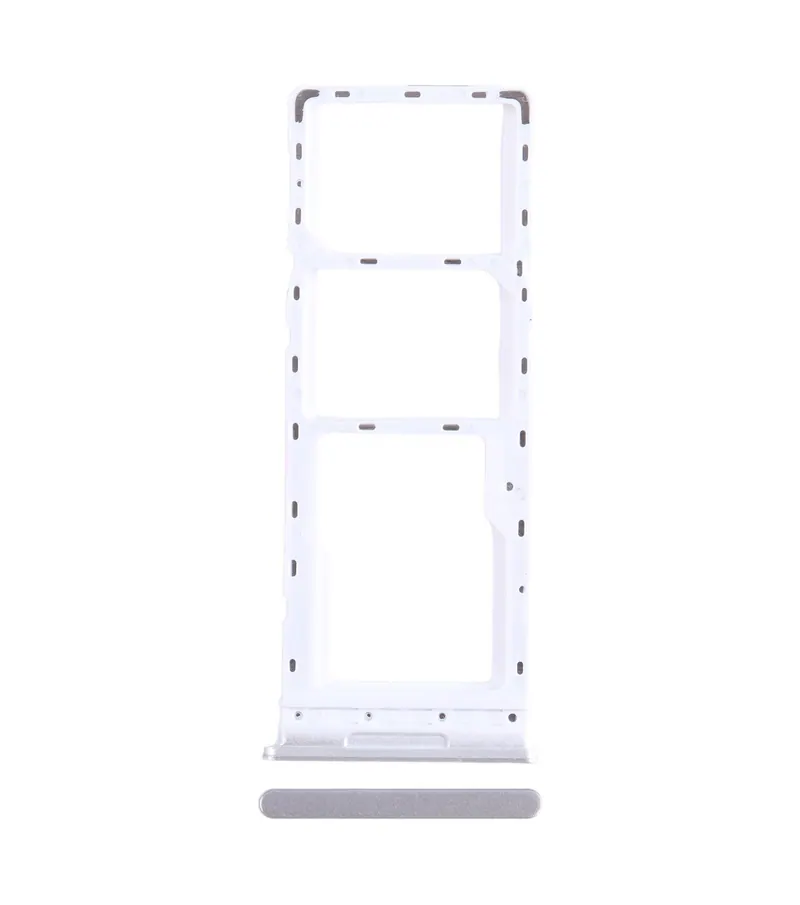 For Infinix Note 11 X663 SIM Card Tray + SIM Card Tray + Micro SD Card Tray (White) — image 1