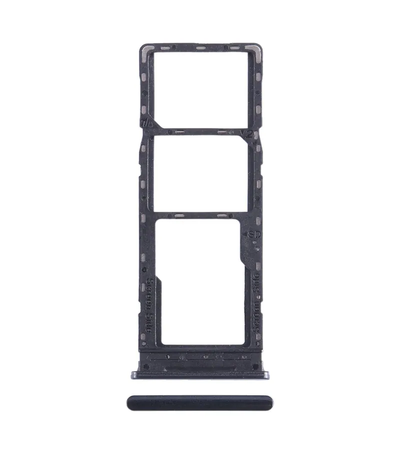 For Infinix Hot 11 Play SIM Card Tray + SIM Card Tray + Micro SD Card Tray (Black) — image 1