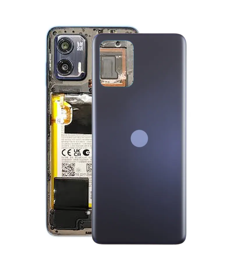 For Motorola Moto G73 Original Battery Back Cover(Blue) — image 1