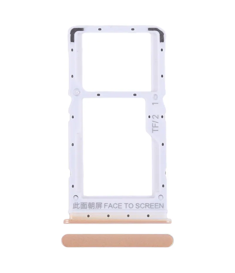 For Xiaomi Redmi Note 12 5G SIM Card Tray + SIM / Micro SD Card Tray (Pink) — image 1