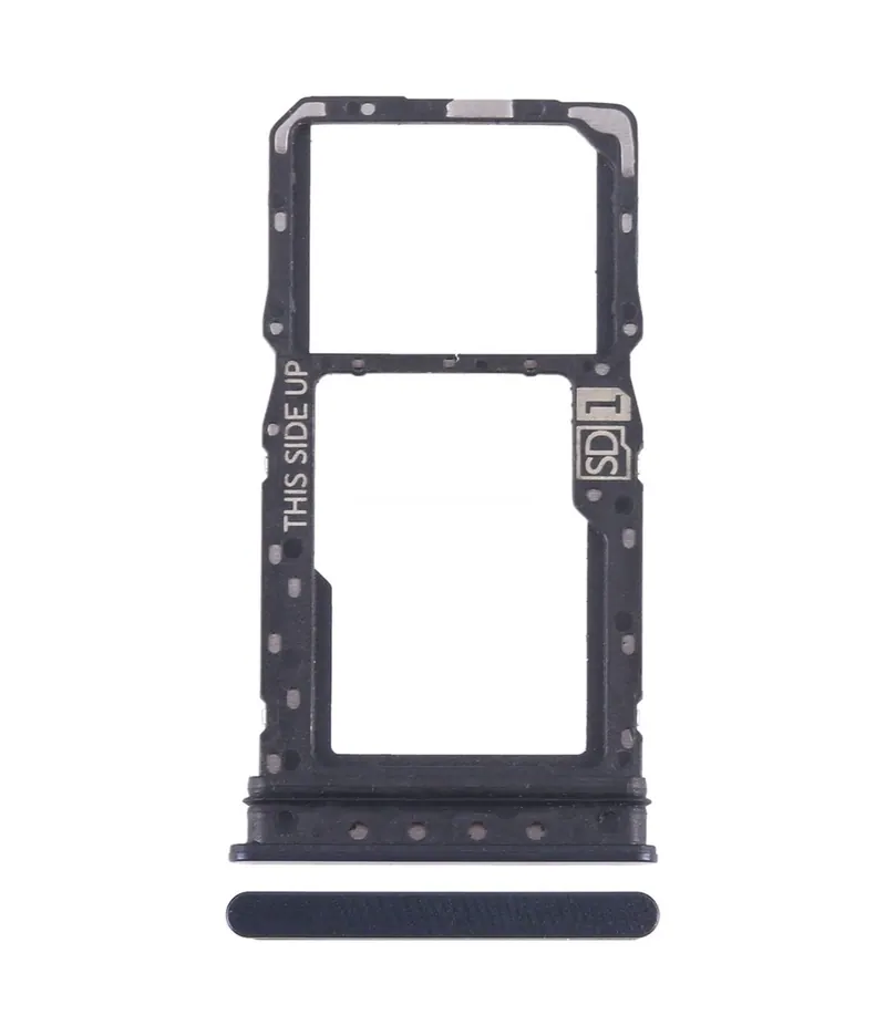 For Motorola Moto G 5G 2023 Original SIM Card Tray + Micro SD Card Tray (Black) — image 1