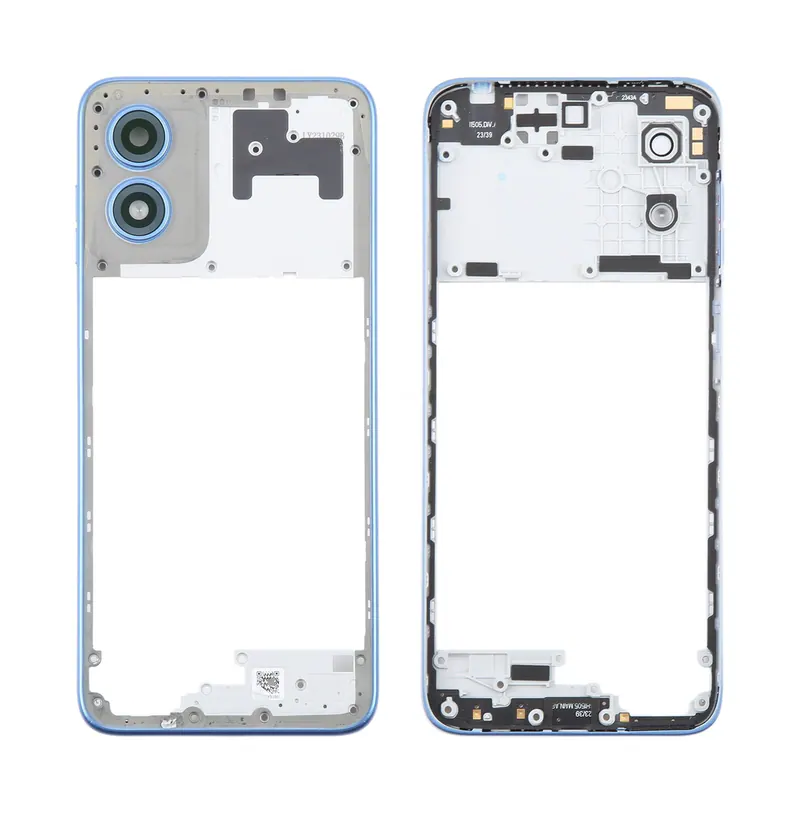 For Motorola Moto G Play 2024 Original Middle Frame Bezel Plate (Blue) — image 1