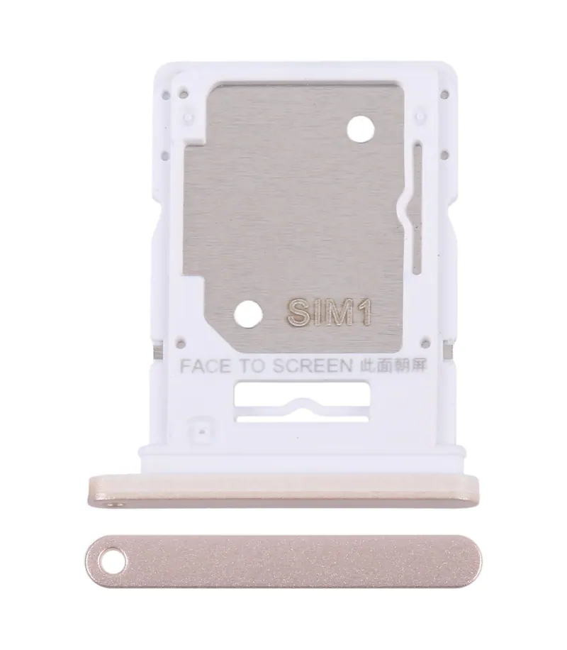 For Xiaomi Redmi Note 13 4G Original SIM Card Tray + SIM / Micro SD Card Tray (Gold) — image 1