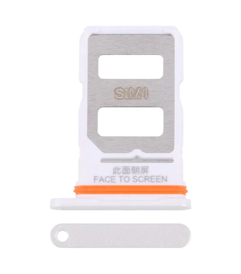 For Xiaomi Poco F6 Original SIM Card Tray + SIM Card Tray (White) — image 1