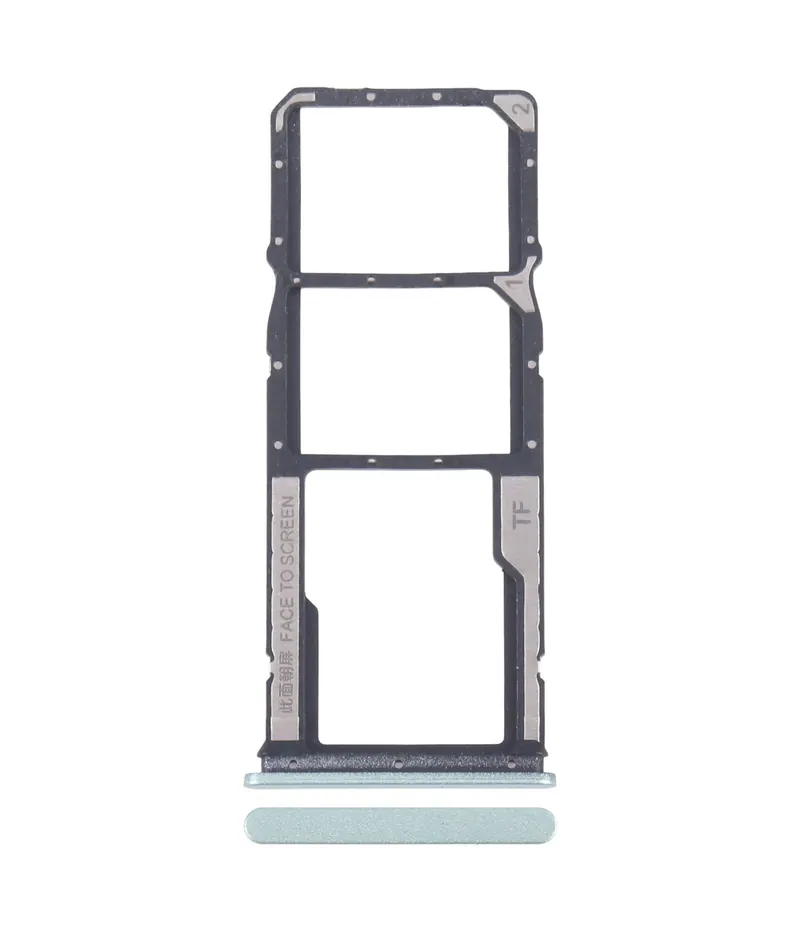 For Xiaomi Redmi 13R Original SIM Card Tray + SIM Card Tray + Micro SD Card Tray (Green) — image 1