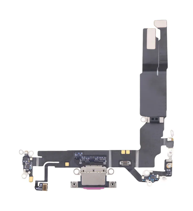 For iPhone 16 Original Charging Port Flex Cable (Pink) — image 1