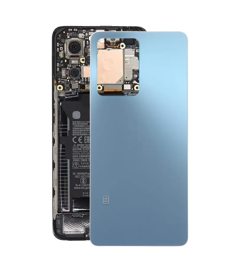 For Xiaomi Redmi Note 12 Pro 5G OEM Battery Back Cover(Blue) — image 1