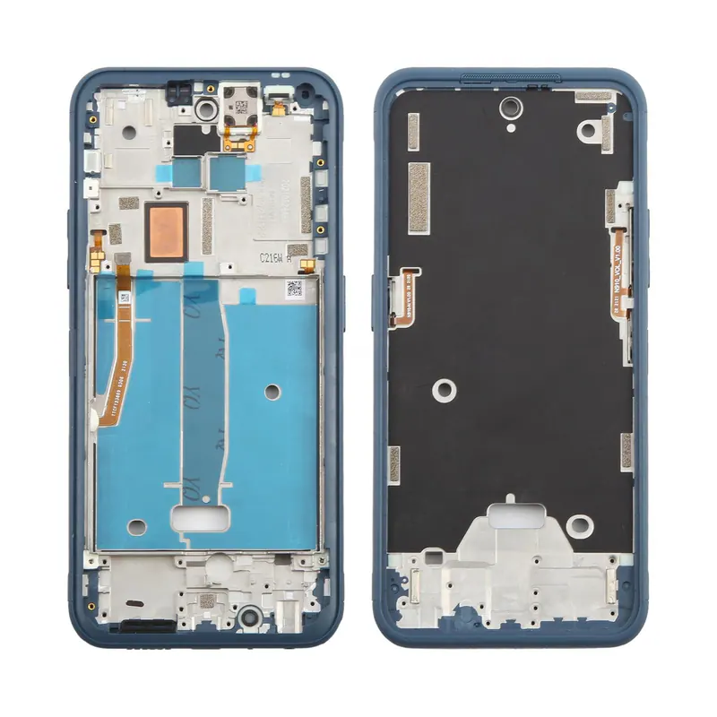 For Nokia XR20 Original Front Housing LCD Frame Bezel Plate (Blue) — image 1