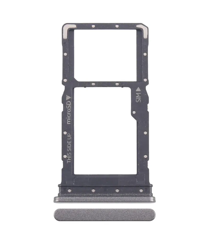 For Nokia C110 Original SIM Card Tray + Micro SD Card Tray (Black) — image 1