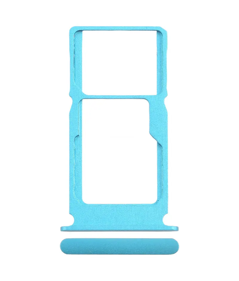 For Nokia G50 Original SIM Card Tray + SIM Card Tray / Micro SD Card Tray (Blue) — image 1