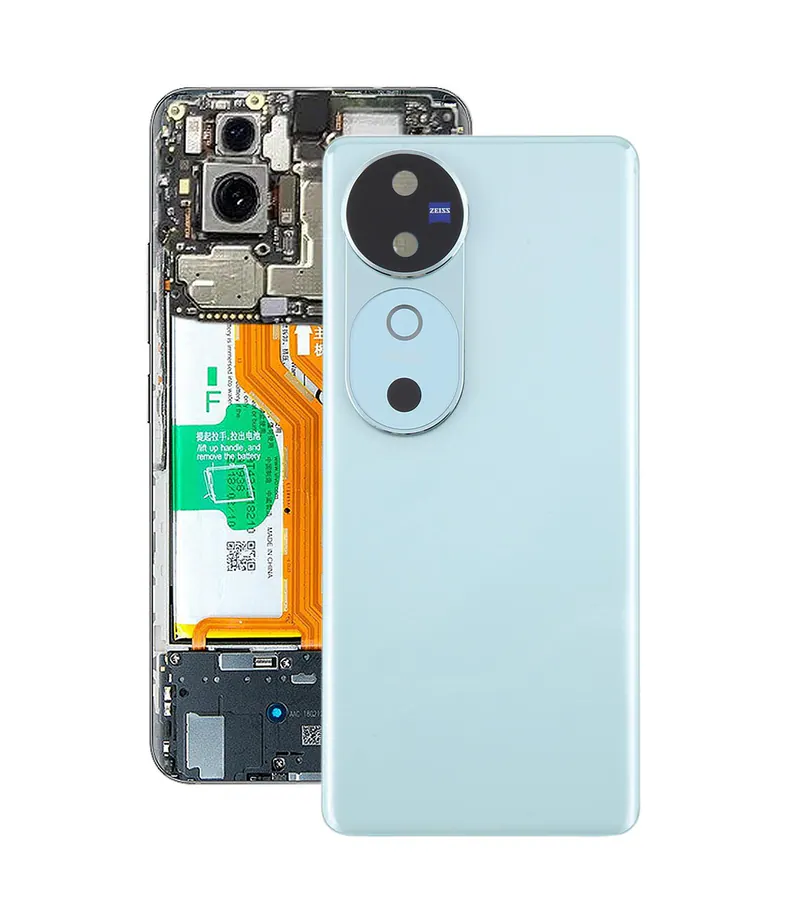 For vivo V40 Battery Back Cover with Camera Lens Cover(Blue) — image 1