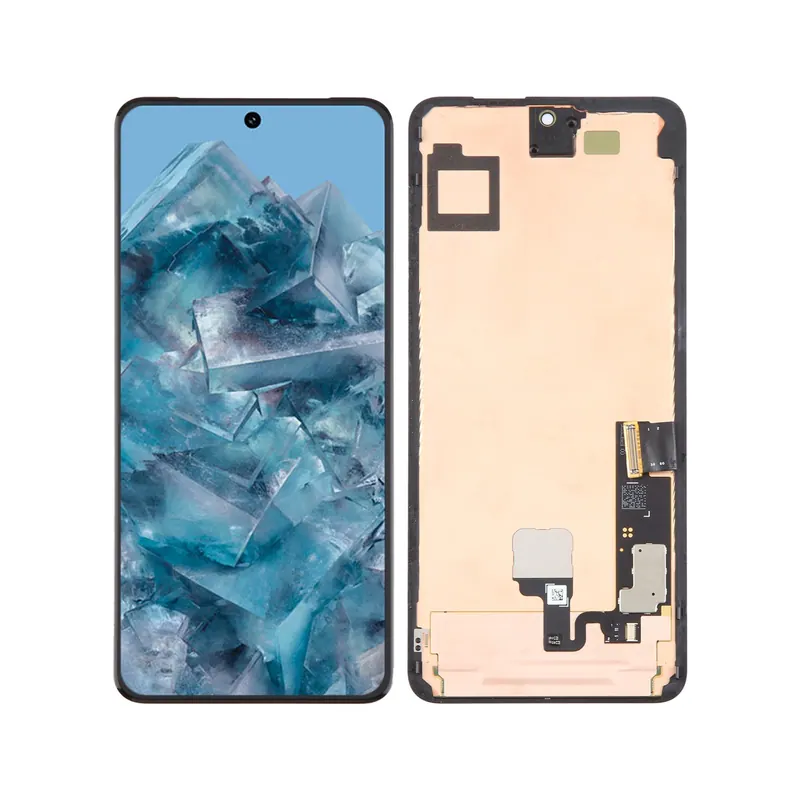 For Google Pixel 8 Pro GC3VE G1MNW Original AMOLED LCD Screen Digitizer Full Assembly with Frame/Fingerprint Sensor Flex Cable — image 1
