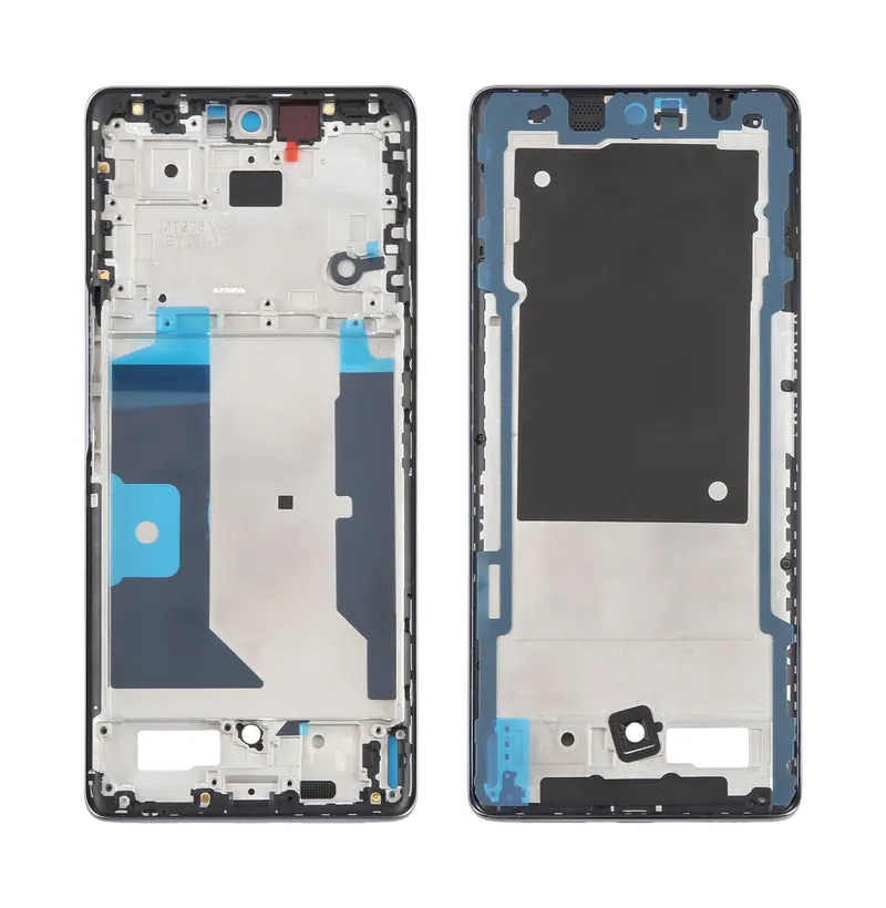 For vivo Y78 5G Original Middle Frame Bezel Plate (Black) — image 1